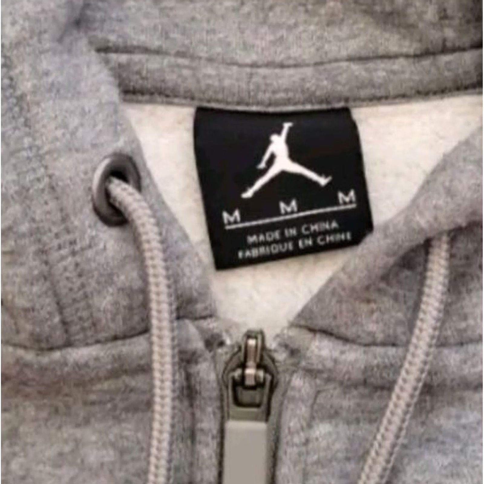 Jordan Brand Air Jordan Flight Full zip Hoodie Mens M Gray Size US M / EU 48-50 / 2 - 3 Thumbnail