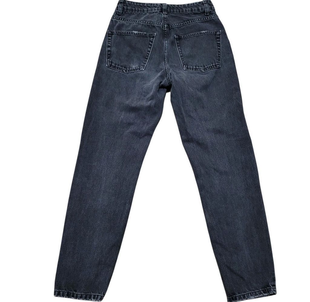 Free People Free People Women's Straight-Leg Jeans Gray 26 Inseam 28" Size 26" / US 2 / IT 38 - 2 Thumbnail