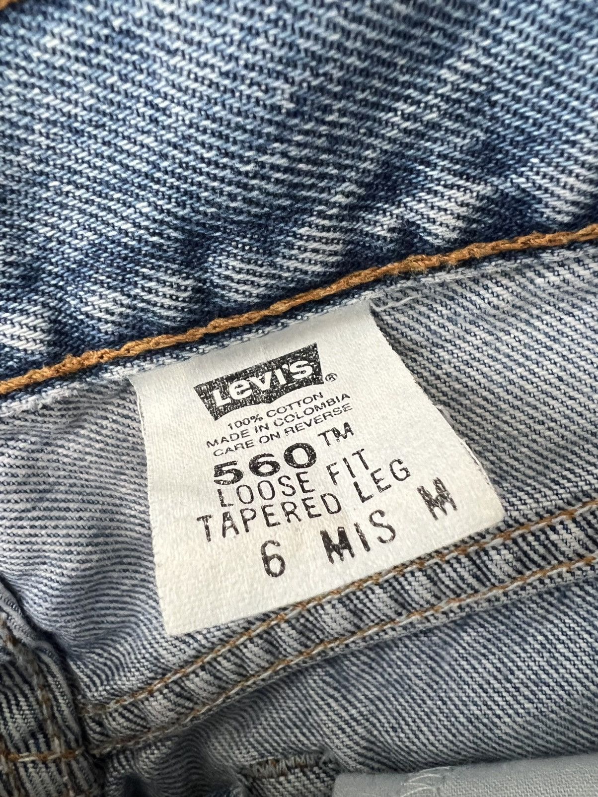 Levi's Vintage womens levis 560 jeans Size 28" / US 6 / IT 42 - 3 Thumbnail