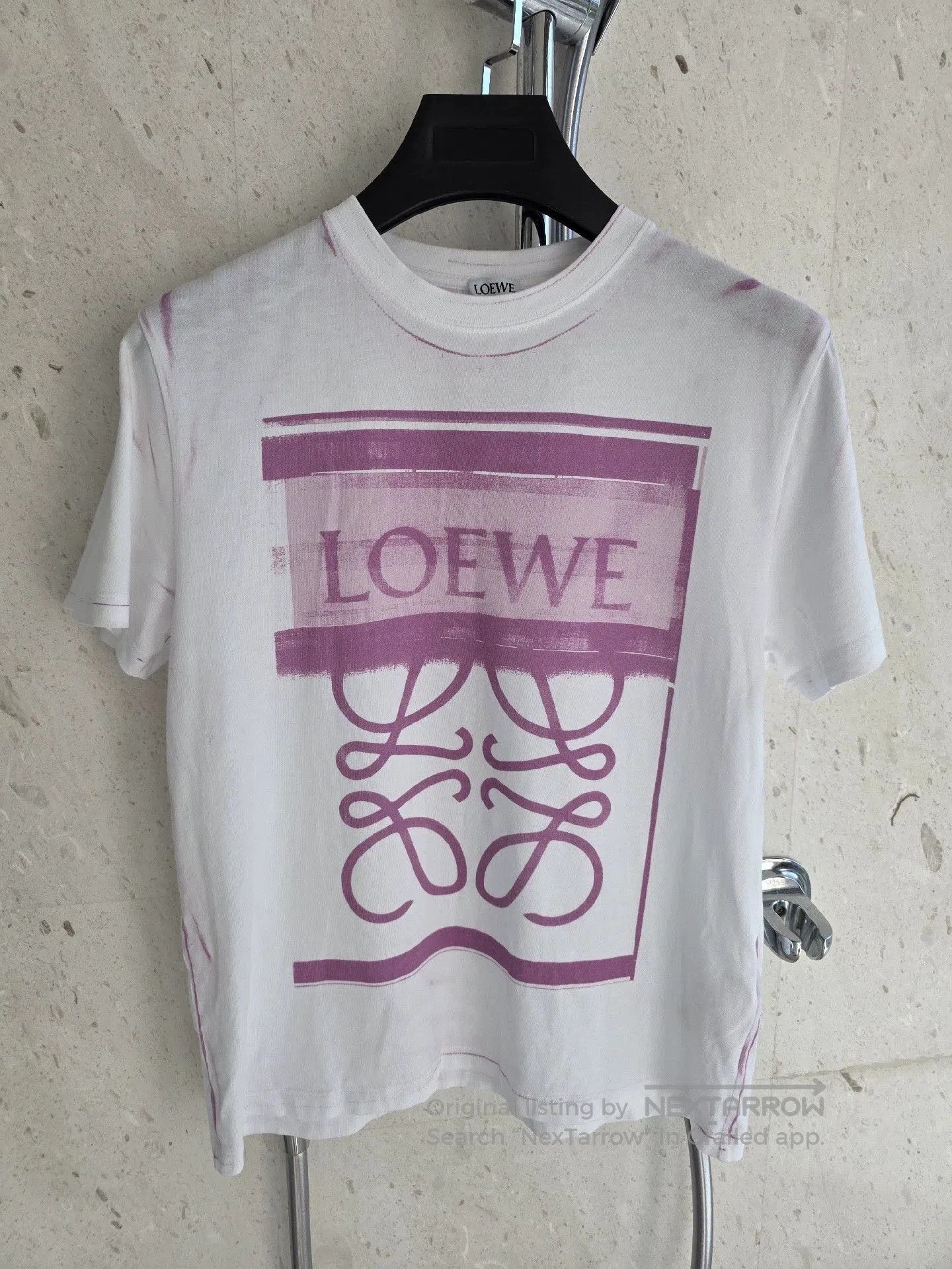 Loewe LOEWE White Graphic Short Sleeve T-shirt. Size US S / EU 44-46 / 1 - 1 Thumbnail