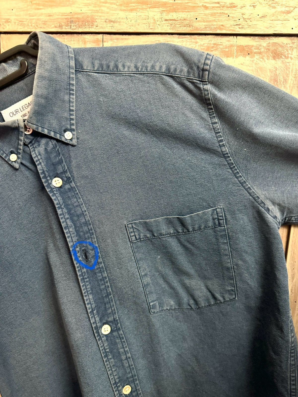 Our Legacy our legacy blue denim shirt M used Size US M / EU 48-50 / 2 - 9 Thumbnail