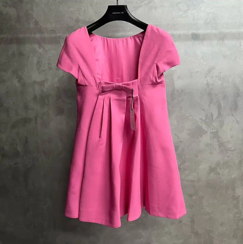 Valentino Valentino Pink Cotton Dress for Women 0089 Size M / US 6-8 / IT 42-44 - 1 Thumbnail