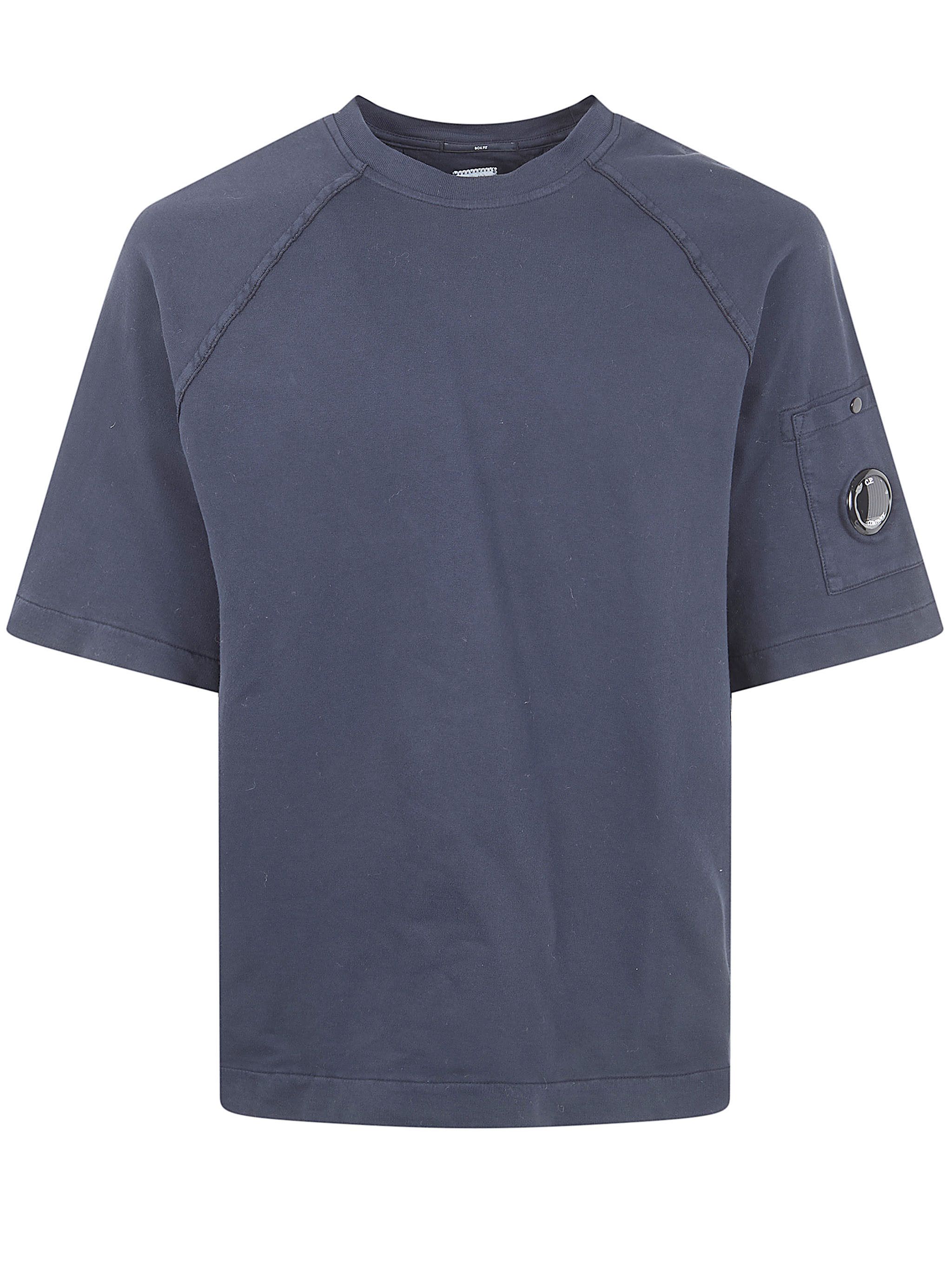 C.P. Company LIGHT FLEECE SHORT SLEEVE SWEATSHIRT Size US XL / EU 56 / 4 - 1 Thumbnail