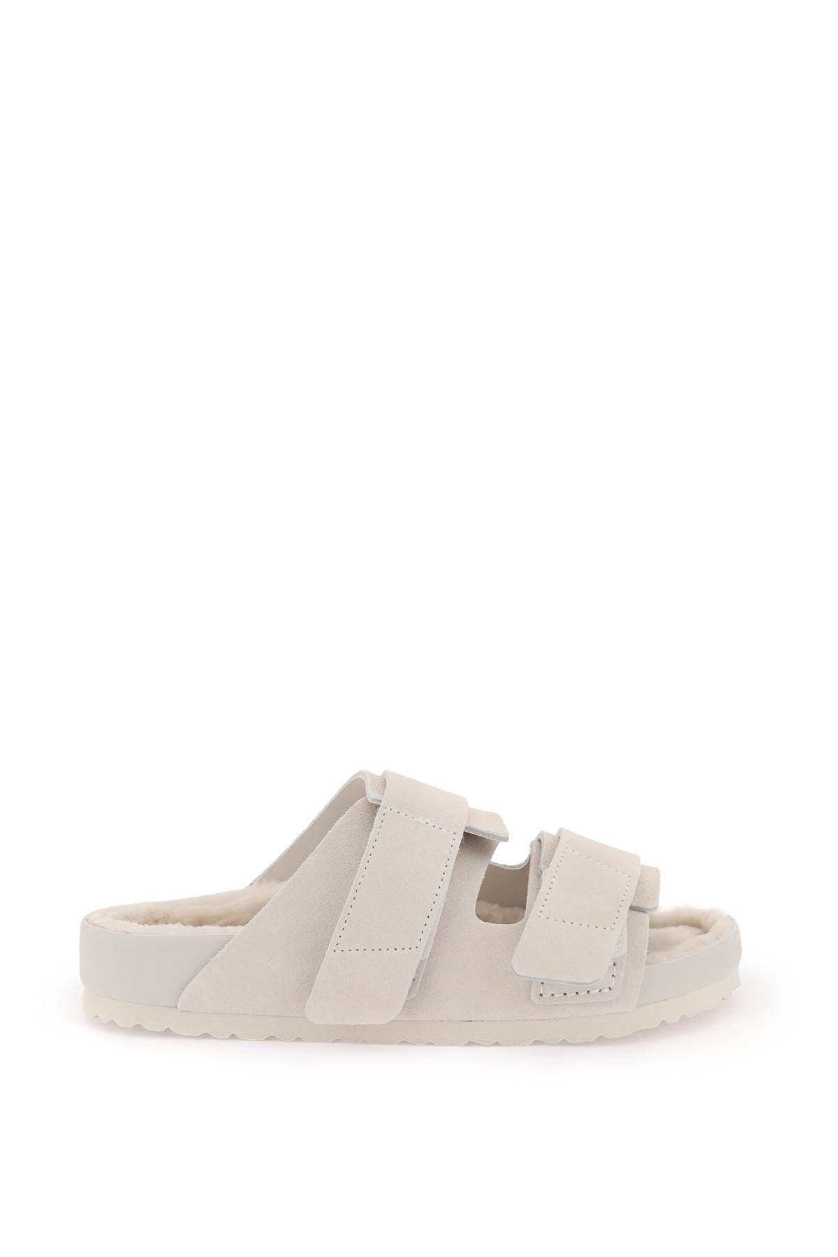 image of Birkenstock Uji Slides in Bianco, Women's (Size 7)