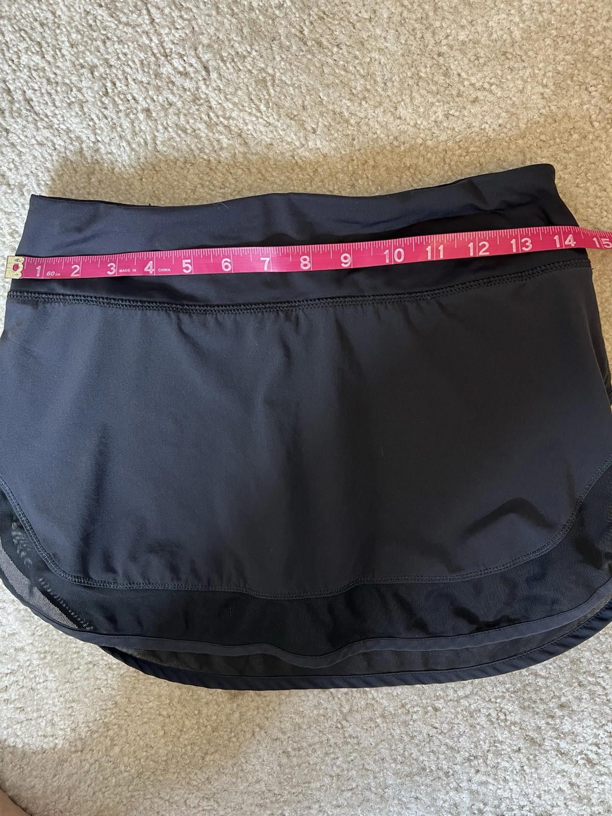 Designer Lululemon Hotty Hot Skirt II Black Skort 4 Size 27" / US 4 / IT 40 - 7 Thumbnail