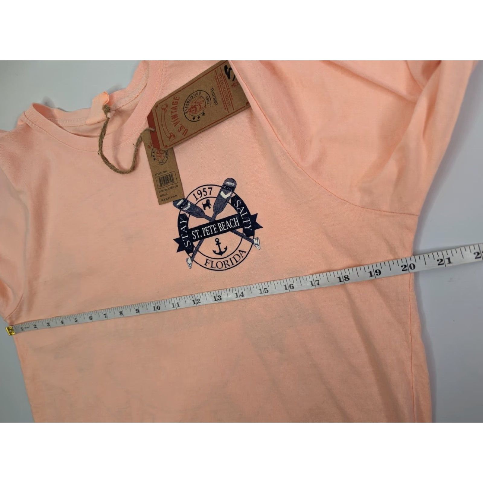 Vintage VINTAGE U.S. St. Pete Beach Florida Vacation Long Sleeve T-Shirt Trip Souvenir Men S Pink Cotton Inktastic Shirt Size US S / EU 44-46 / 1 - 7 Thumbnail