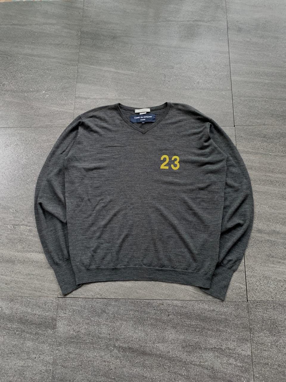 Comme des Garcons Homme FREE TAX! 2000s Wool 23 Sweater Size US L / EU 52-54 / 3 - 1 Thumbnail