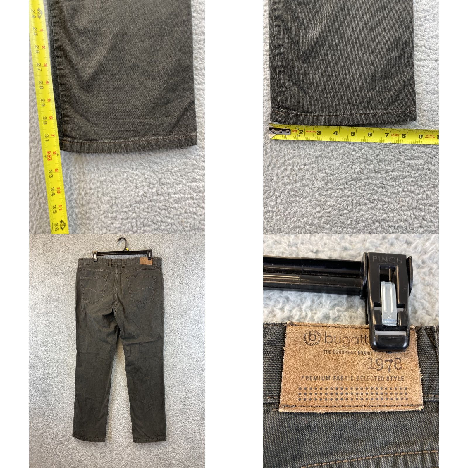 Bugatti VINTAGE? No — Bugatti Pants Men’s 40x32 Green Straight Performance Hiking Outdoor Pants / 79-25 Size US 40 / EU 56 - 8 Thumbnail
