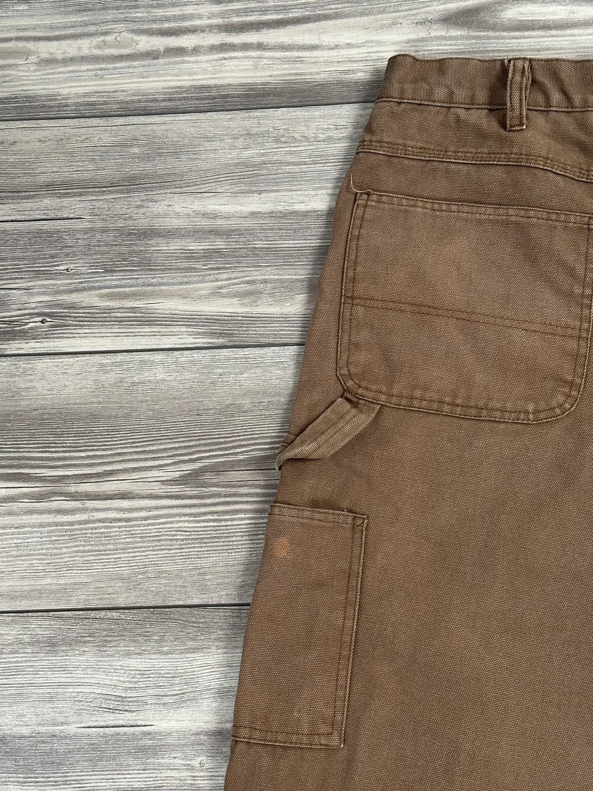 Dickies Vintage Dickies Double Knee Flannel Lined Carpenter Pants Size US 35 - 6 Thumbnail