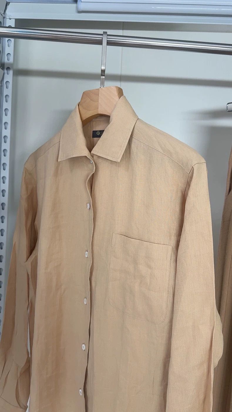 Loro Piana LORO PIANA Flax shirt Size XS / US 0-2 / IT 36-38 - 2 Thumbnail