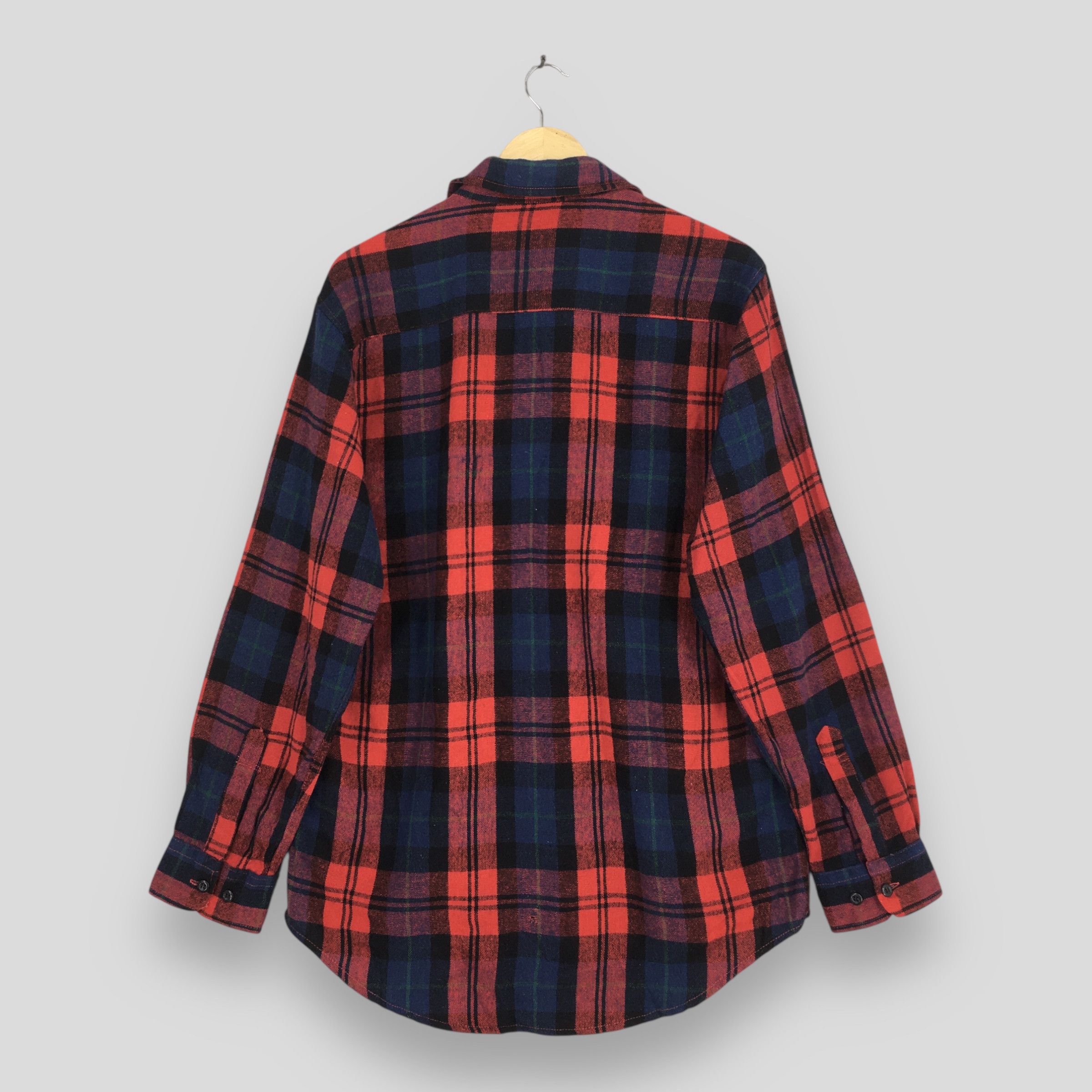 Fieldmaster Vintage 1980s Fieldmaster Plaid Checkered Flannel Large Size US L / EU 52-54 / 3 - 6 Thumbnail