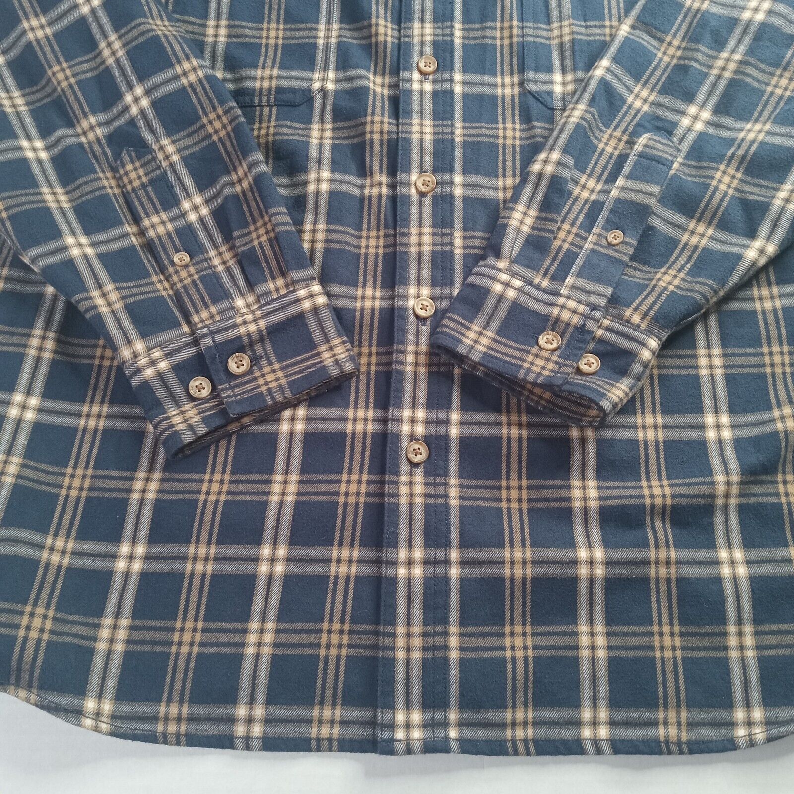 & Other Stories Ridgecut Toughwear Flannel Shirt Mens 2XL XXL Blue Plaid Size US XXL / EU 58 / 5 - 2 Thumbnail