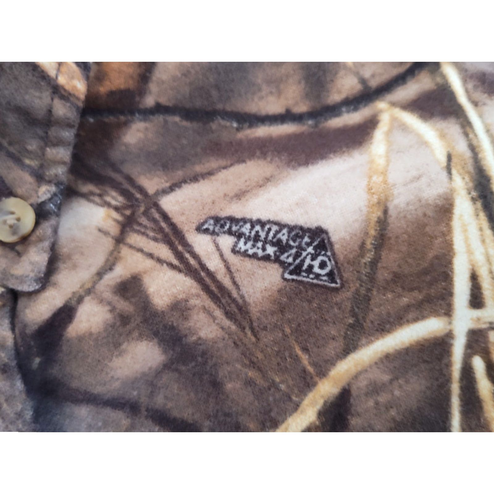 Vintage VINTAGE 10X Mens Button-Down Shirt Camouflage Flannel Hunting M Cotton Long Sleeve Fall Spring Mens Size US M / EU 48-50 / 2 - 7 Thumbnail