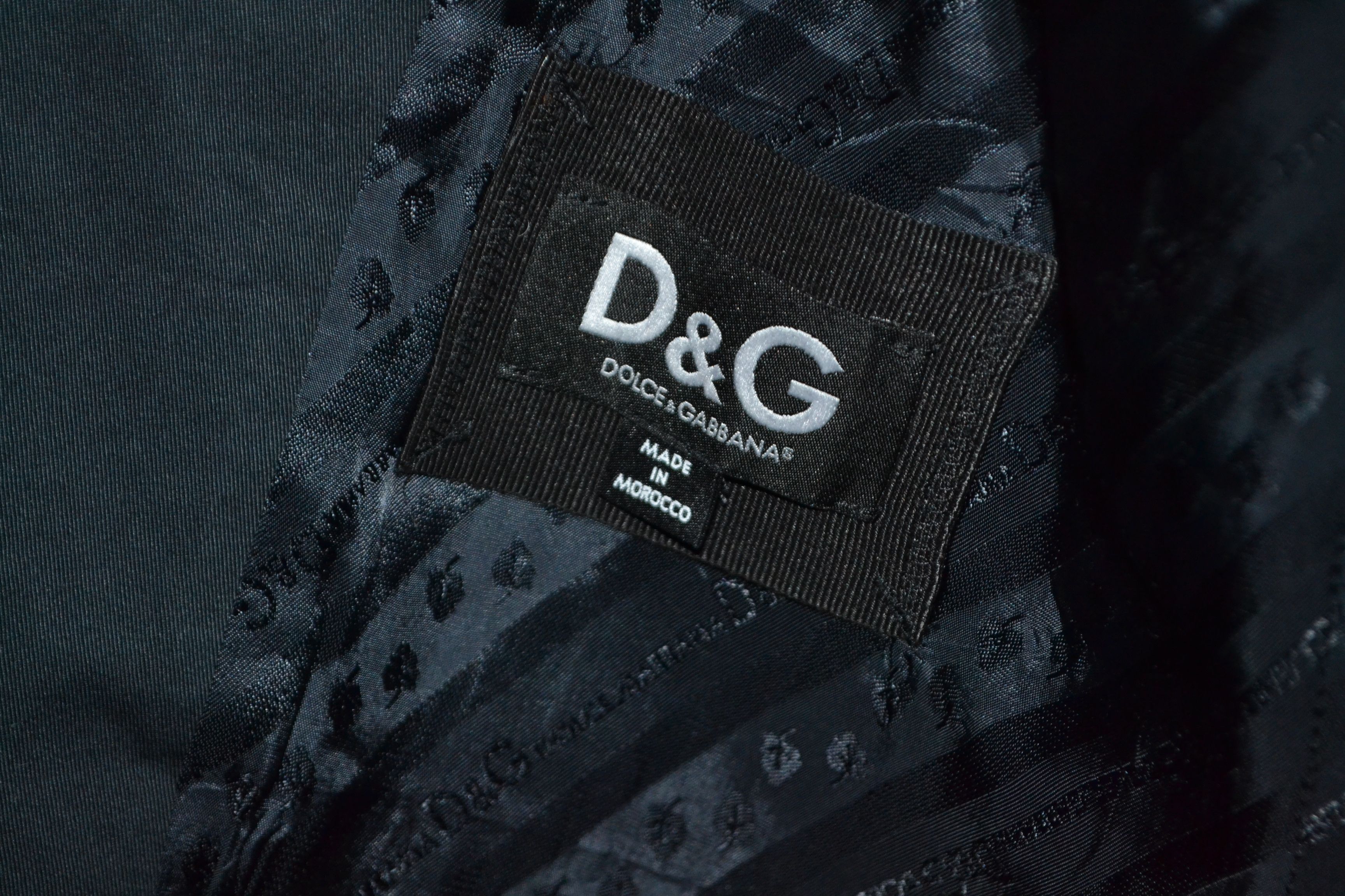 Dolce & Gabbana Dolce & Gabbana 1 Button Cotton Dark blue Suit Men's 54 Size US L / EU 52-54 / 3 - 12 Thumbnail