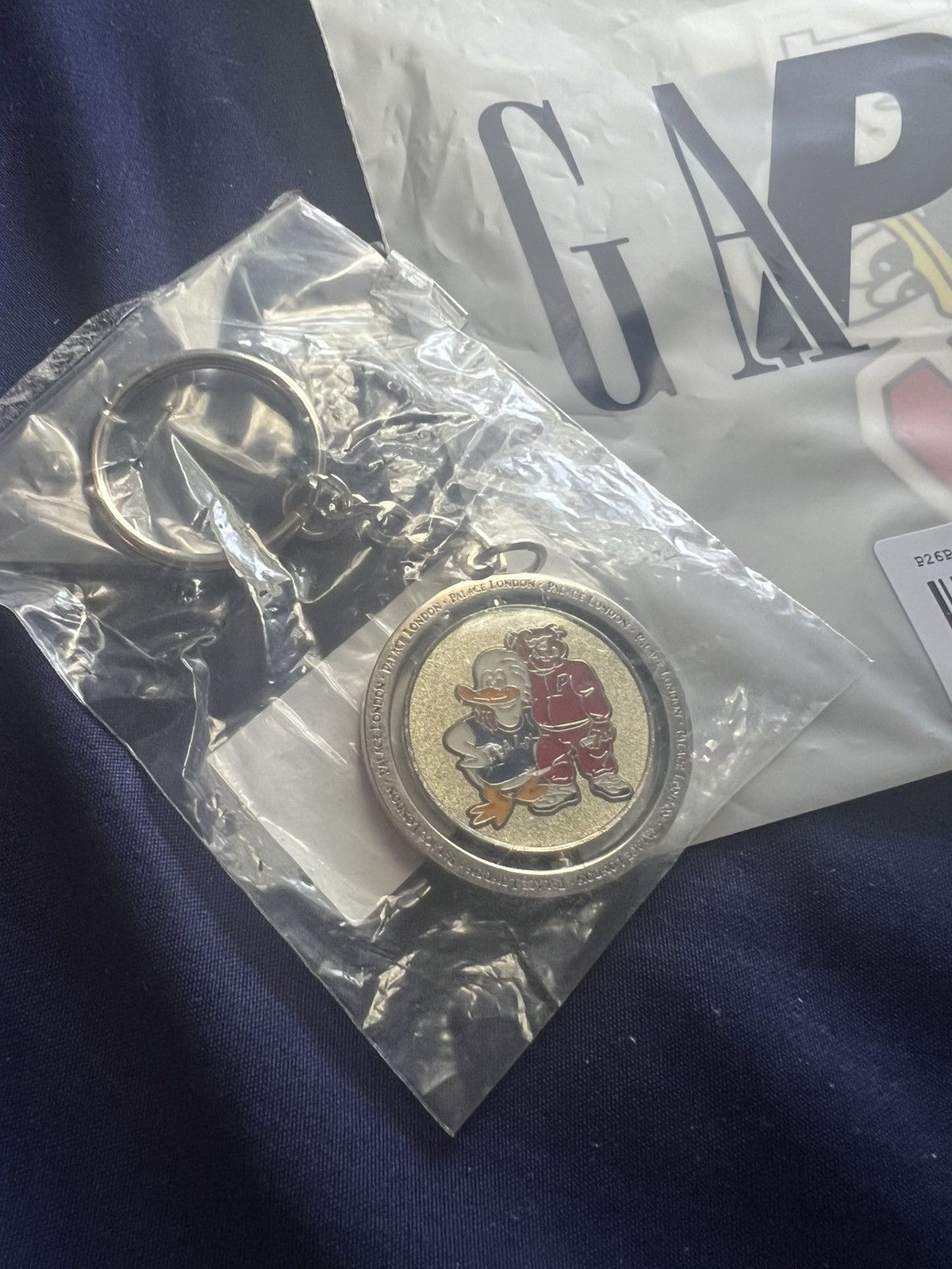 Palace New Palace DOG AND DUCK KEYRING SILVER - One Size Size ONE SIZE - 4 Thumbnail