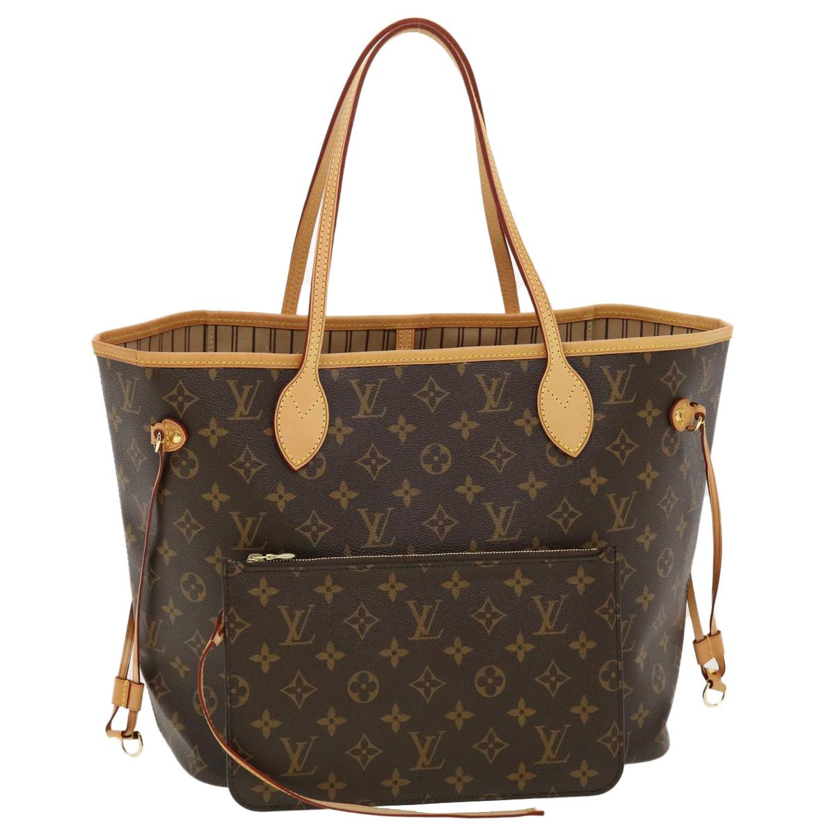Louis Vuitton Monogram Neverfull Mm Tote Bag M40156 Lv Auth 41151Sa, Women's