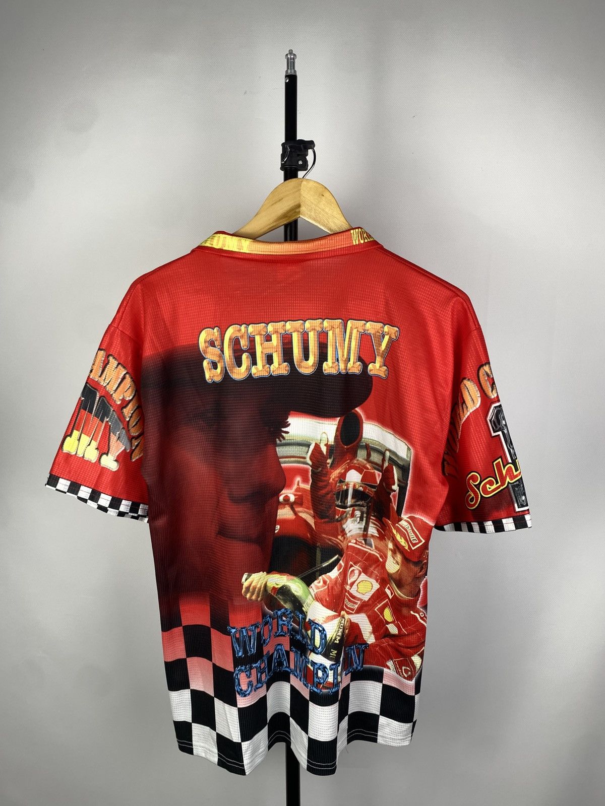 Ferrari × Formula 1 Vintage Michael Schumacher (Not Licensed) T-Shirt Racing F1 Size US XL / EU 56 / 4 - 5 Thumbnail