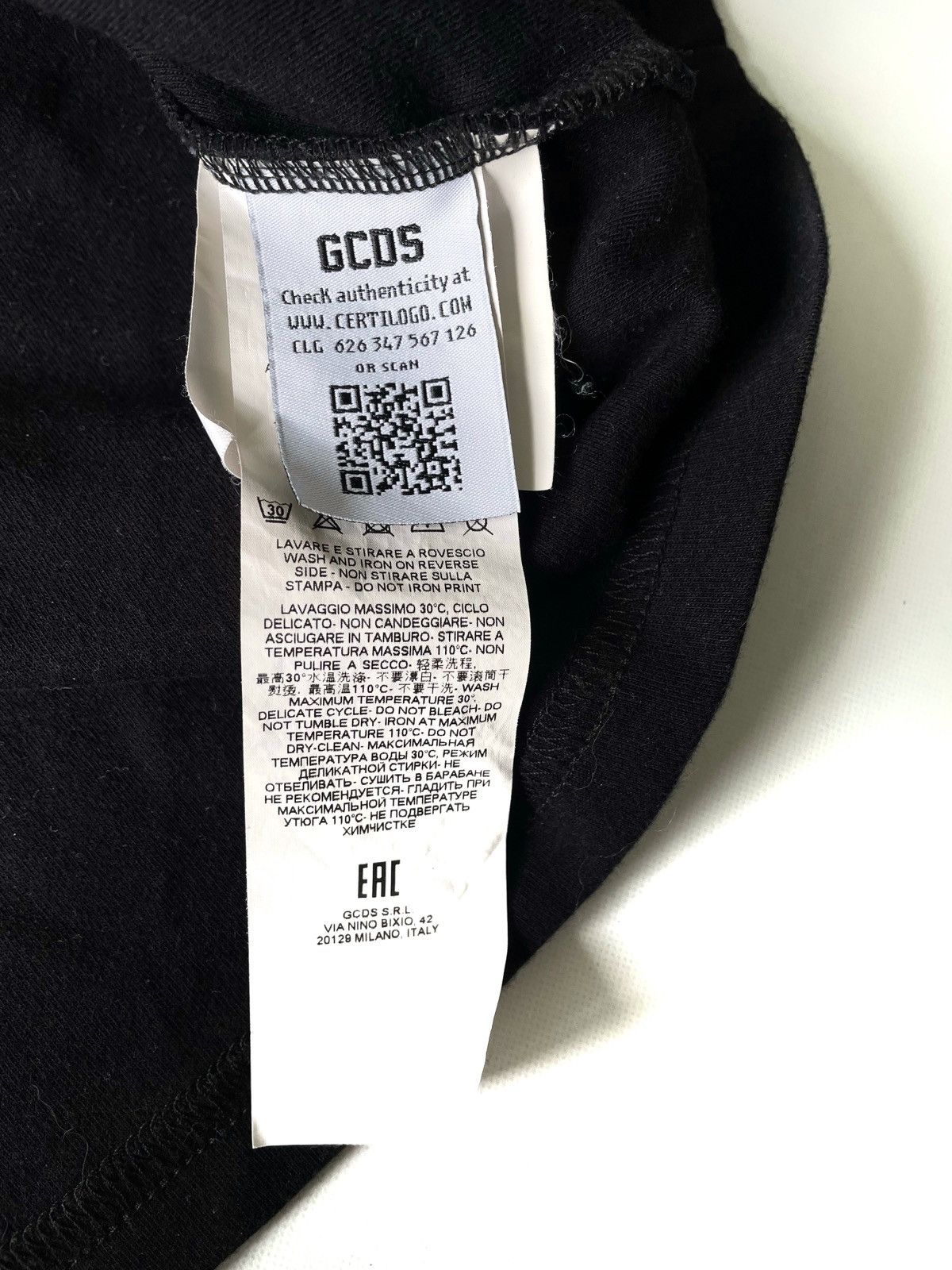GCDS GCDS Men Black Long Sleeve Rick & Morty Oversized Size L Size US L / EU 52-54 / 3 - 10 Thumbnail