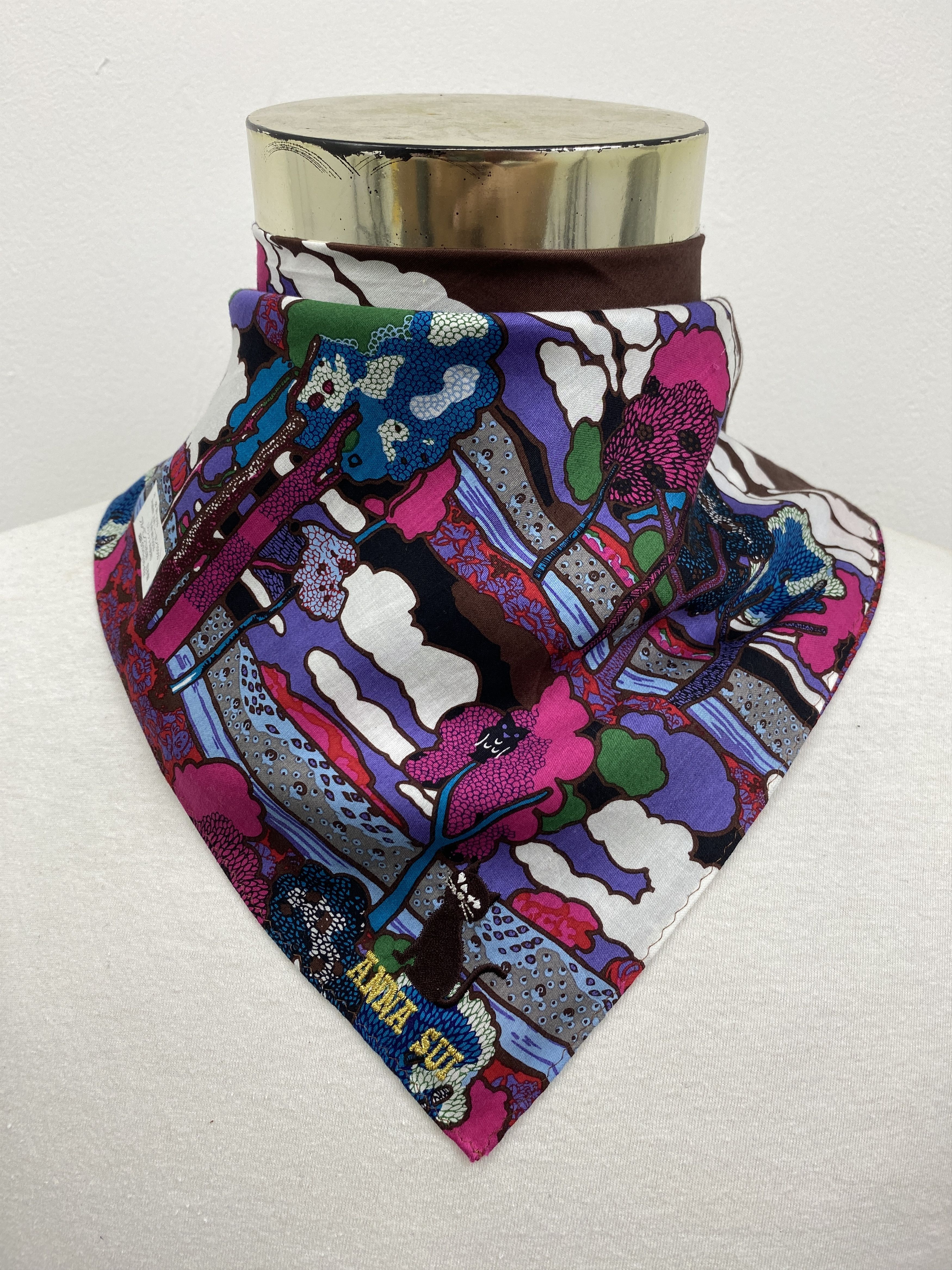 Anna Sui Anna Sui Handkerchief / Neckwear / Bandana HKC0473 Size ONE SIZE - 1 Thumbnail