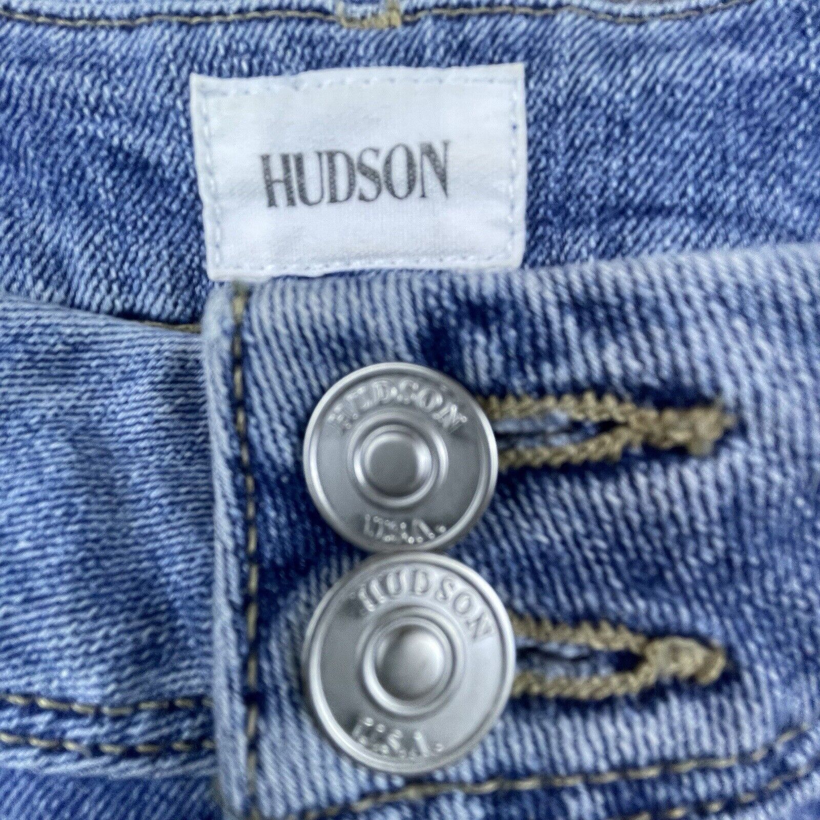 Hudson Hudson Jeans Womens 30 Collin Bootcut Crop Flap Pockets Size 30" / US 8 / IT 44 - 5 Thumbnail