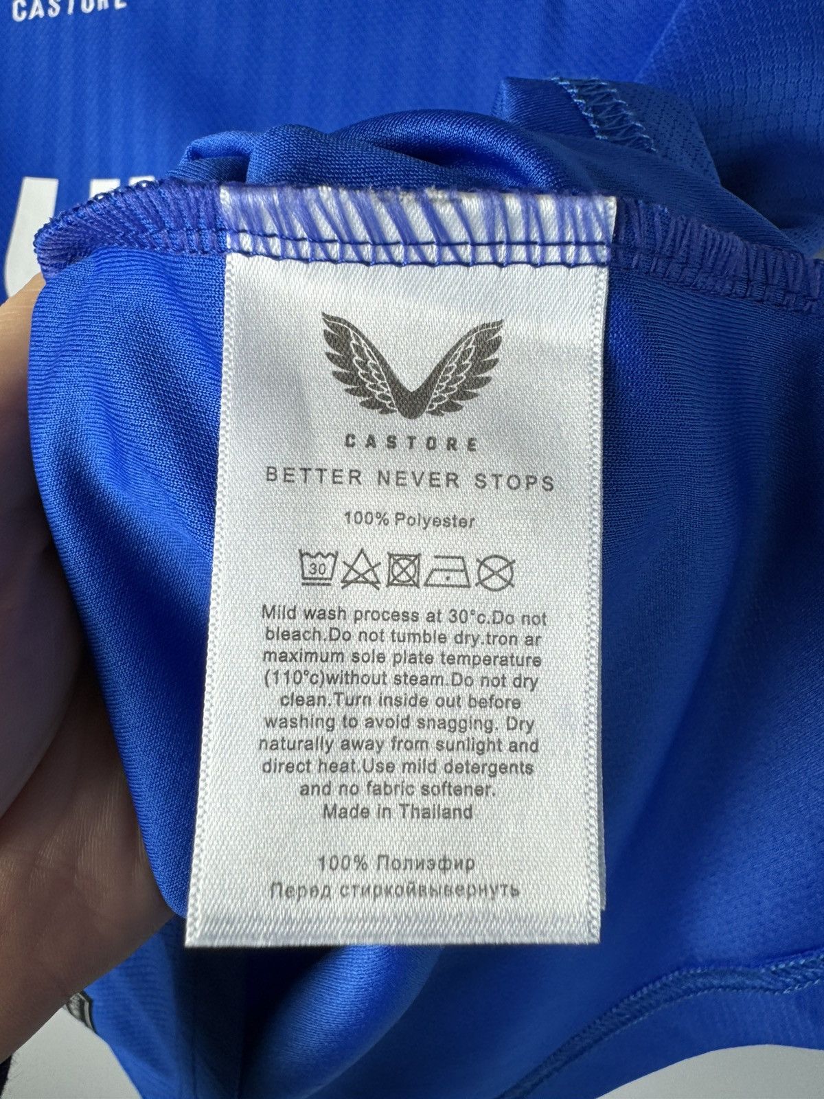 Castore Glasgow Rangers 2023 2024 Home Shirt Soccer Jersey Castore Size US M / EU 48-50 / 2 - 12 Thumbnail