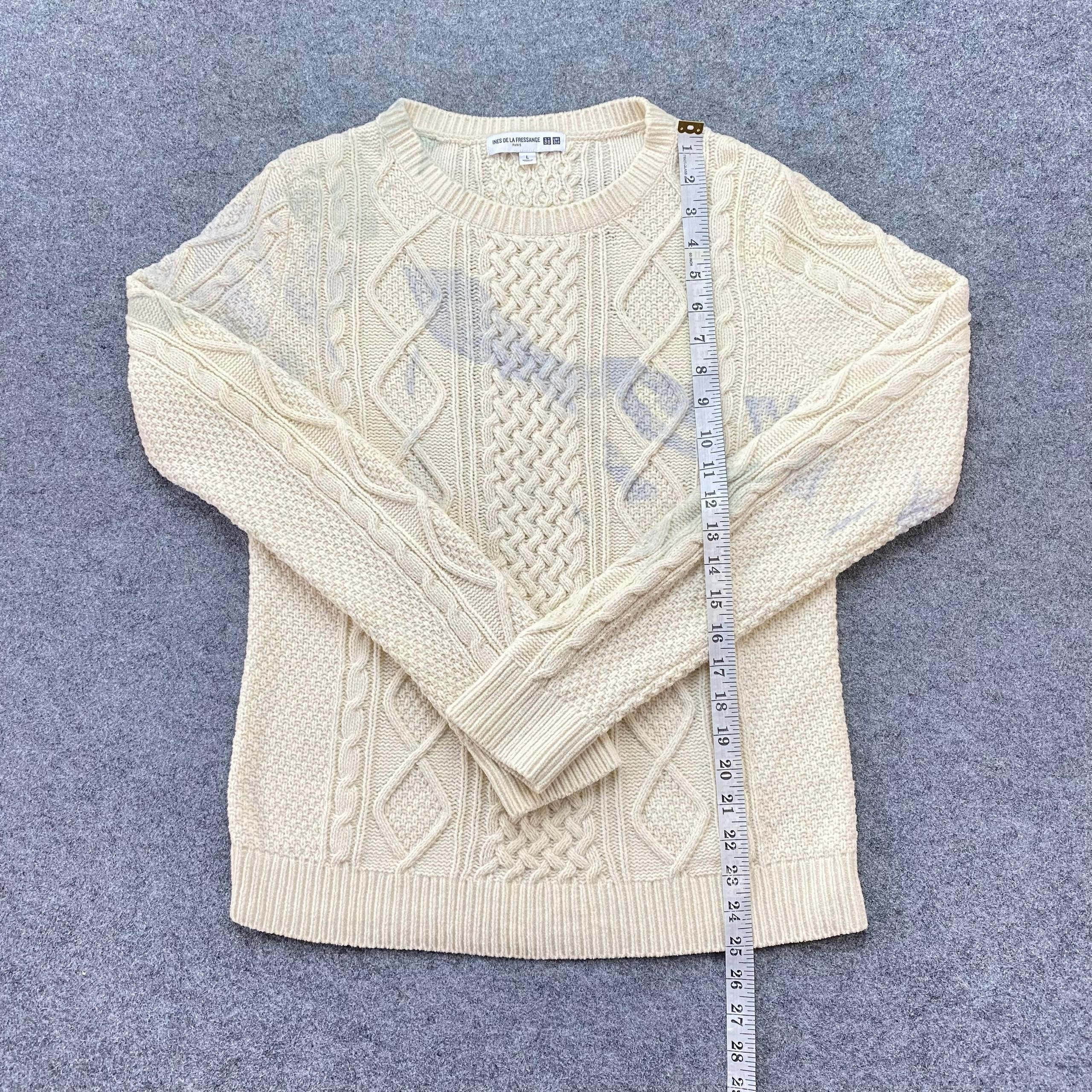 Uniqlo Vintage Ines Des La Fresangge Paris Uniqlo Cardigan Knitwear Size US L / EU 52-54 / 3 - 5 Thumbnail