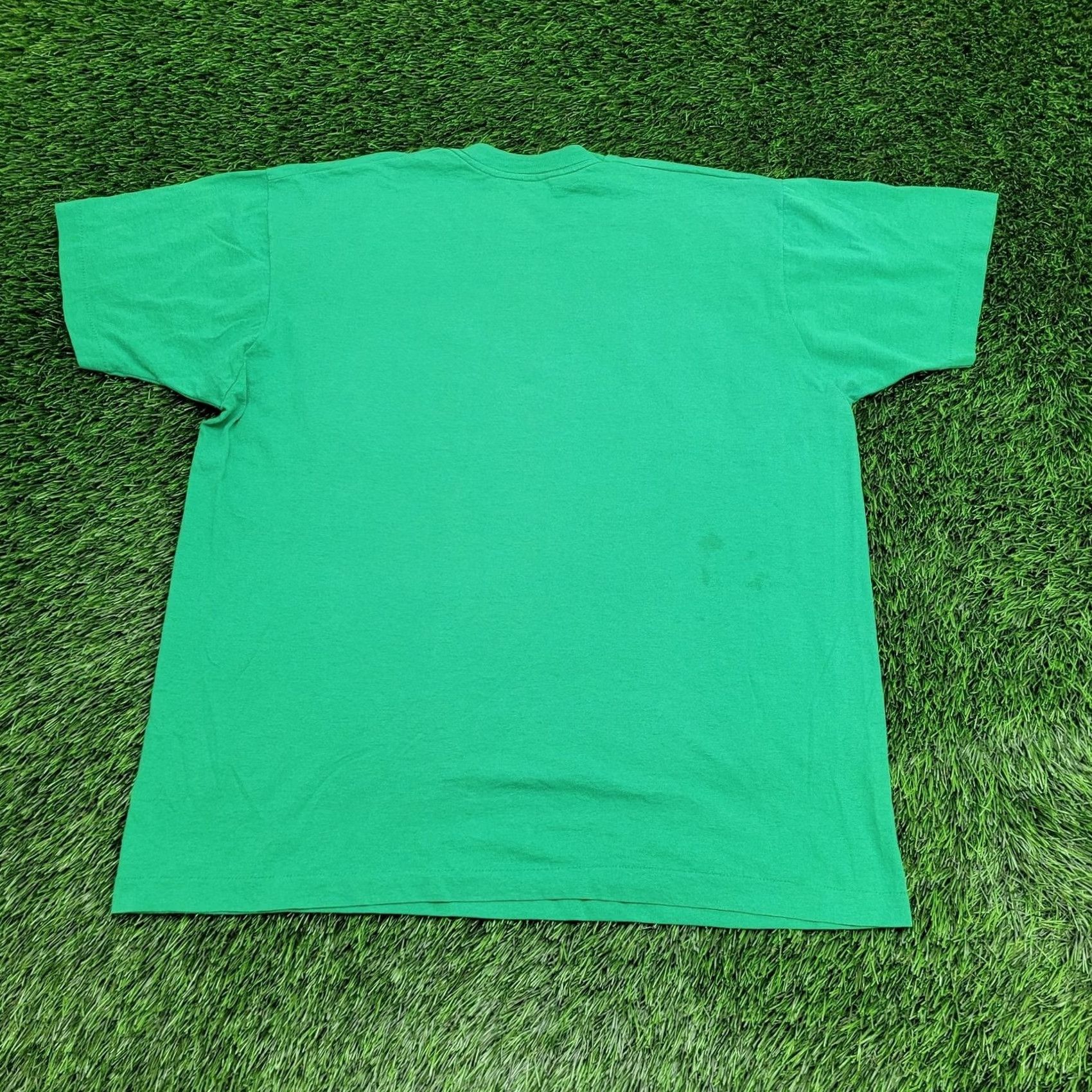 Vintage VINTAGE Screen-Stars Shirt Womens 2XL Crew Neck Short Sleeve Green 90s Graphic Tee USA-made Size XXL / US 16-18 / IT 52-54 - 2 Thumbnail