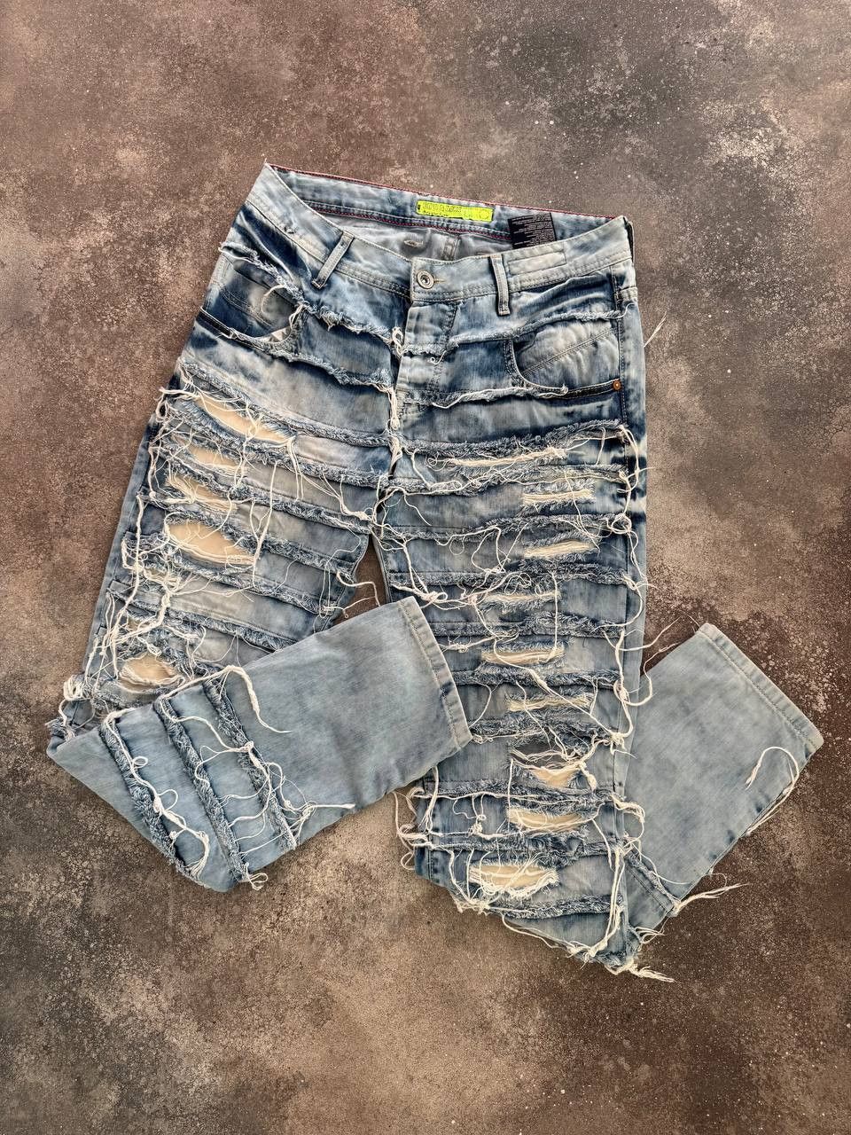 If Six Was Nine × Japanese Brand Opium Y2K Cipo & Baxx Unisex Distressed Jeans Size US 30 / EU 46 - 2 Thumbnail