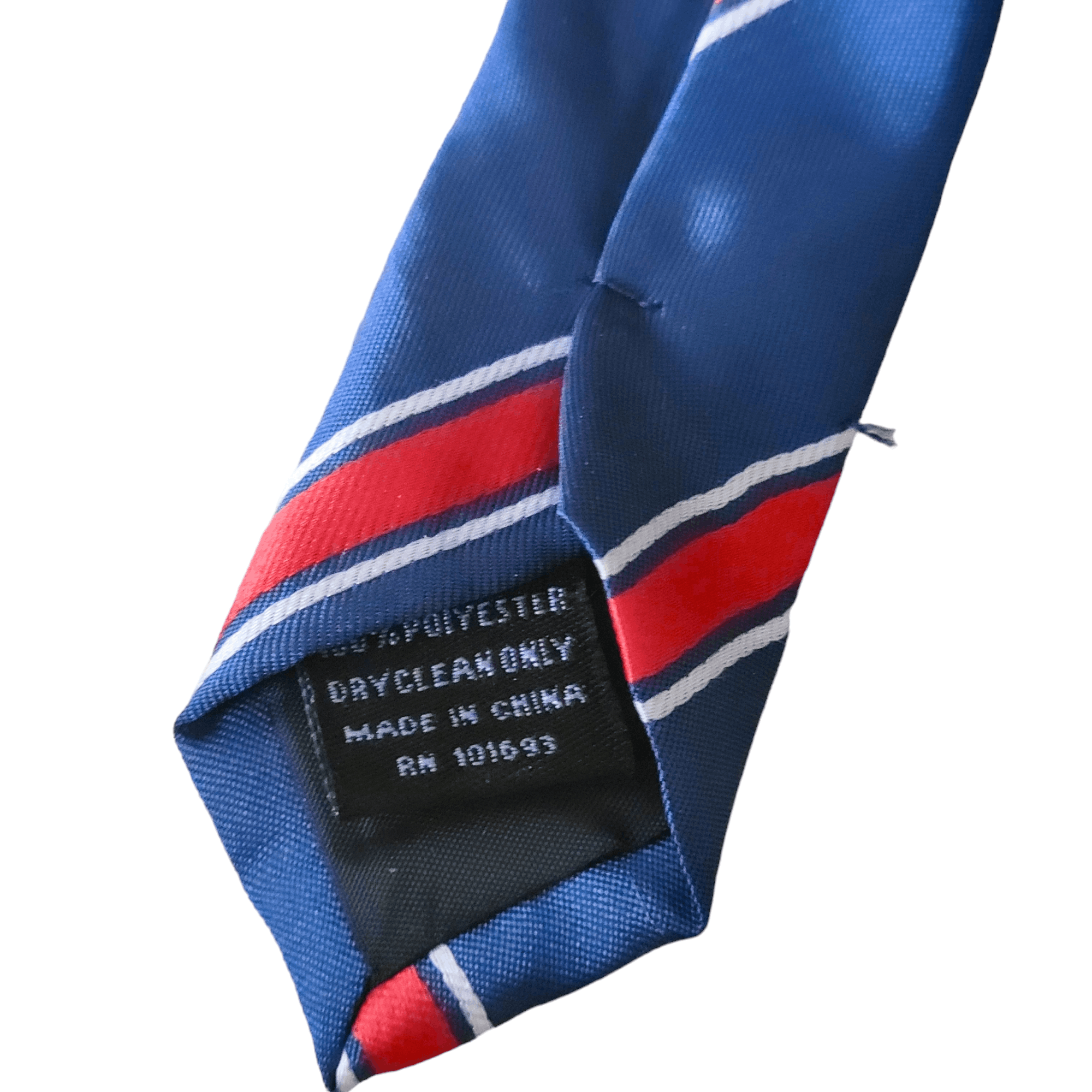 MLB Chicago Cubs Red and Blue Striped Tie Size ONE SIZE - 5 Thumbnail
