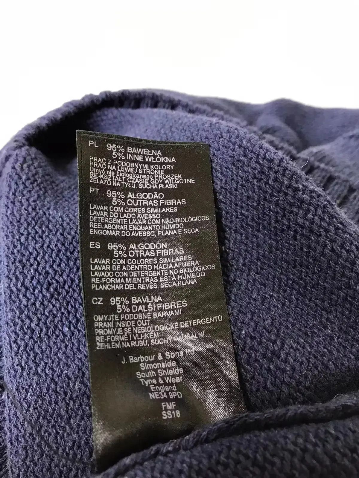 Barbour × Designer Barbour international men’s knit crew neck jumper Size US M / EU 48-50 / 2 - 3 Thumbnail