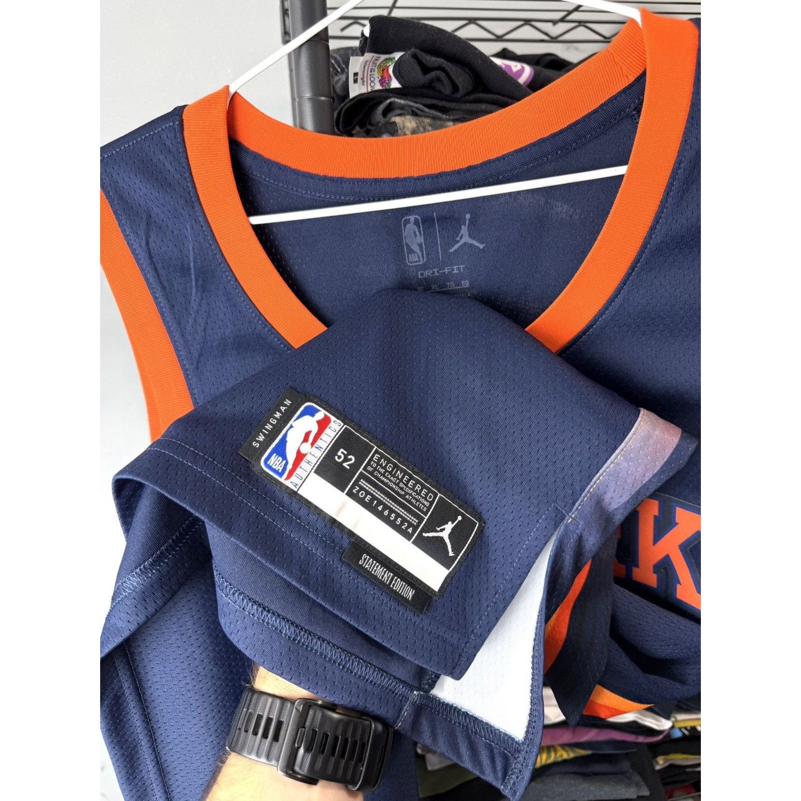 Jordan Brand Jordan New York Sleeveless Basketball Jersey T Shirt Size US XL / EU 56 / 4 - 7 Thumbnail