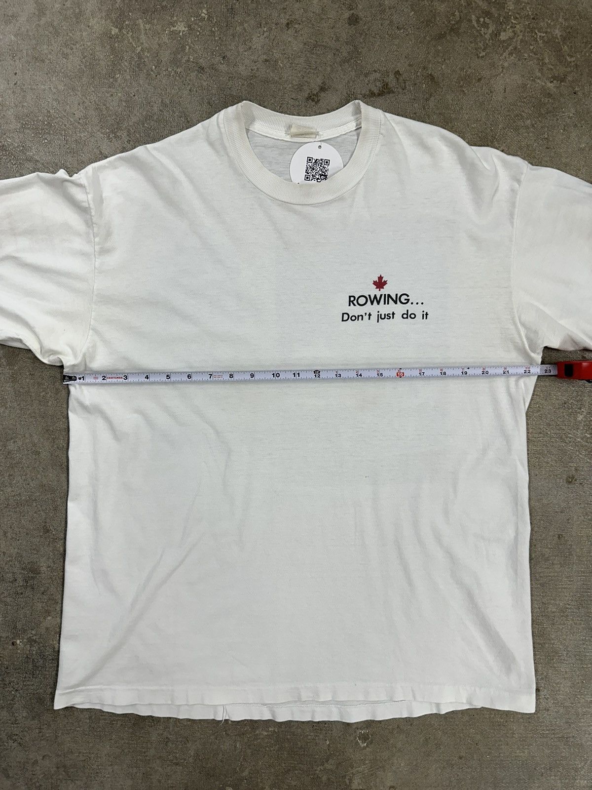 Vintage Vintage 90s Rowing Go Hard Or Go Home Mullet T-Shirt Size US XL / EU 56 / 4 - 16 Thumbnail