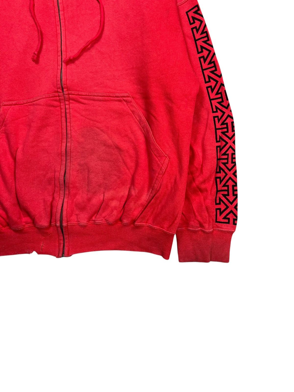 Japanese Brand 1980s Michiko London - Airport Sign Zip Hoodie Size US M / EU 48-50 / 2 - 3 Thumbnail