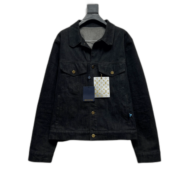 Louis Vuitton Louis Vuitton Dark Pattern Denim Jacket Size 56 Size US XXL / EU 58 / 5 - 1 Thumbnail