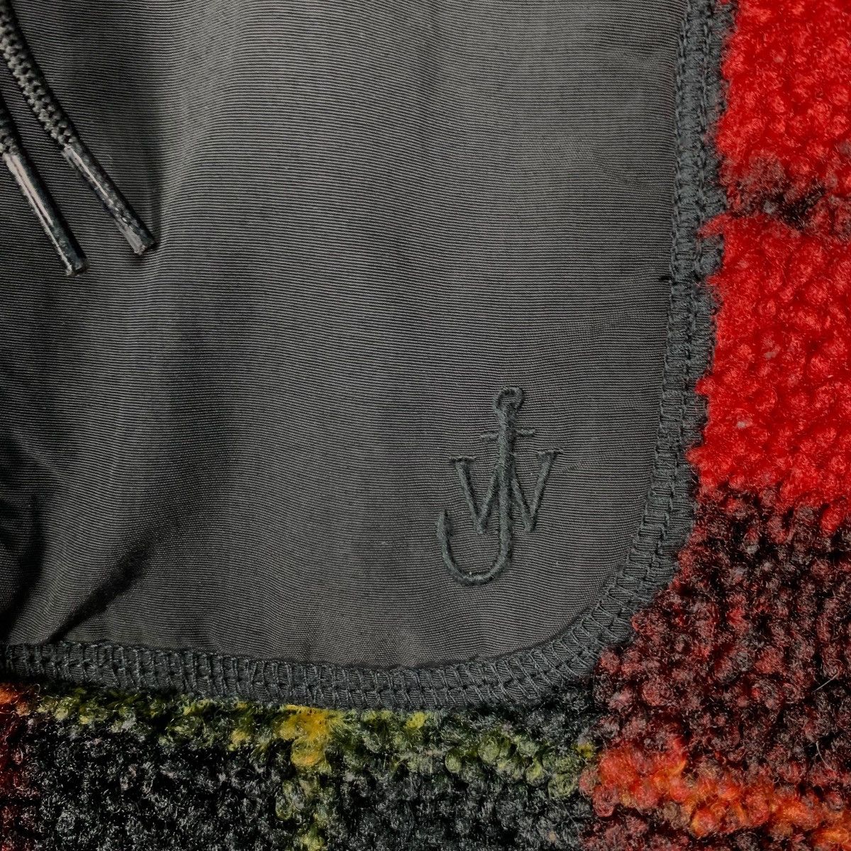 JW Anderson JW ANDERSON Red Tartan Hooded Fleece Jacket #2333-C104 Size US L / EU 52-54 / 3 - 16 Thumbnail