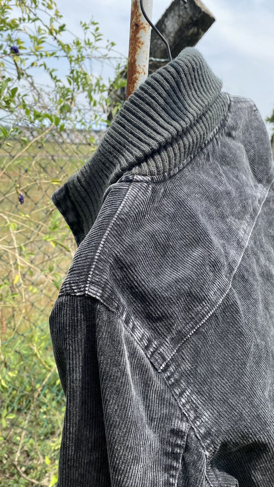 Vintage Black Dog Corduroy Pigment Dyeing Jacket Size US L / EU 52-54 / 3 - 14 Thumbnail