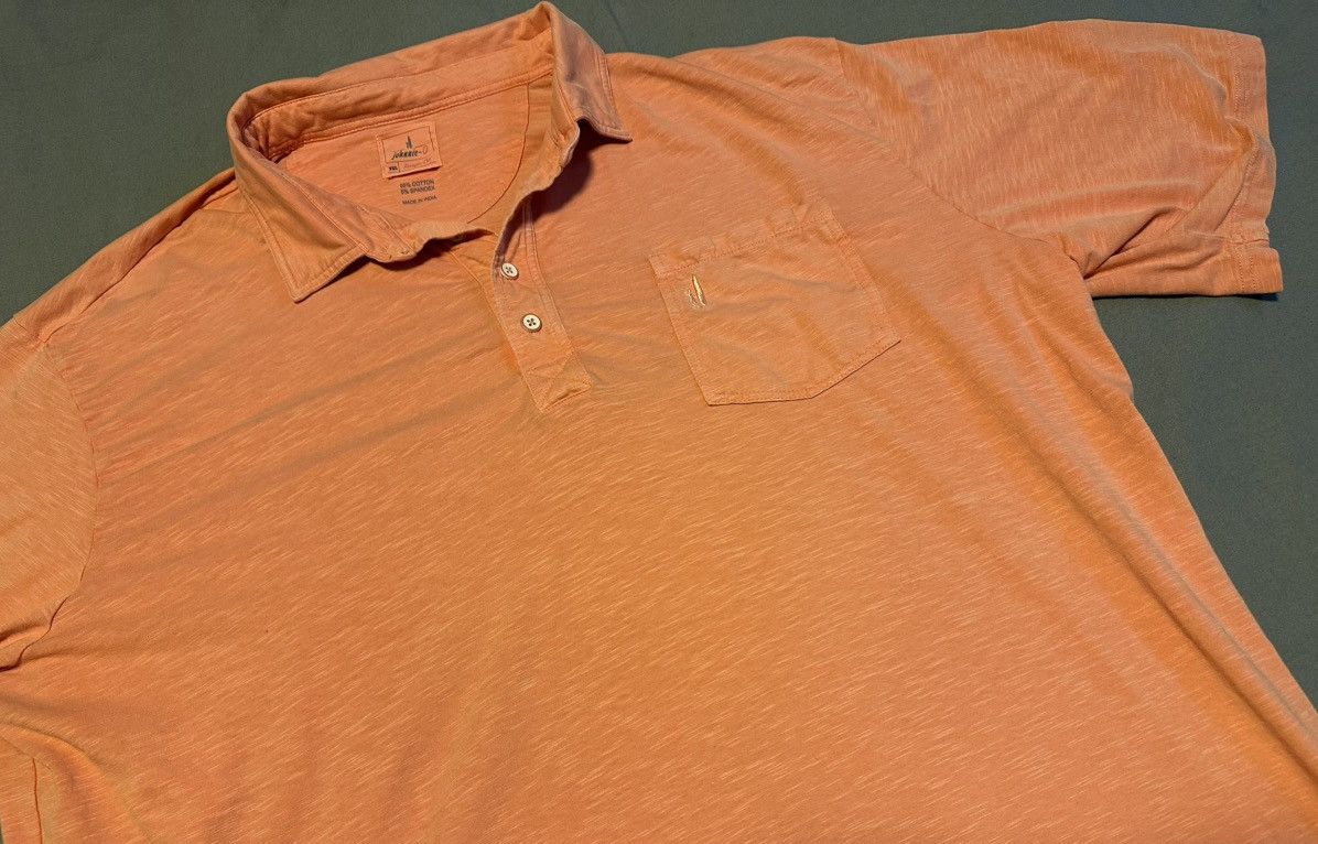 johnnie-O Johnnie-O Original 4-Button Polo Coastal Wash Golf Shirt Size US XXL / EU 58 / 5 - 1 Thumbnail