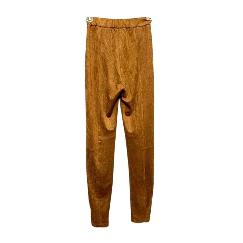 Other Vici Exclusive Pants Cropped Length Pull On Brown W XS NWT Size 24" / US 00 / IT 34 - 4 Thumbnail