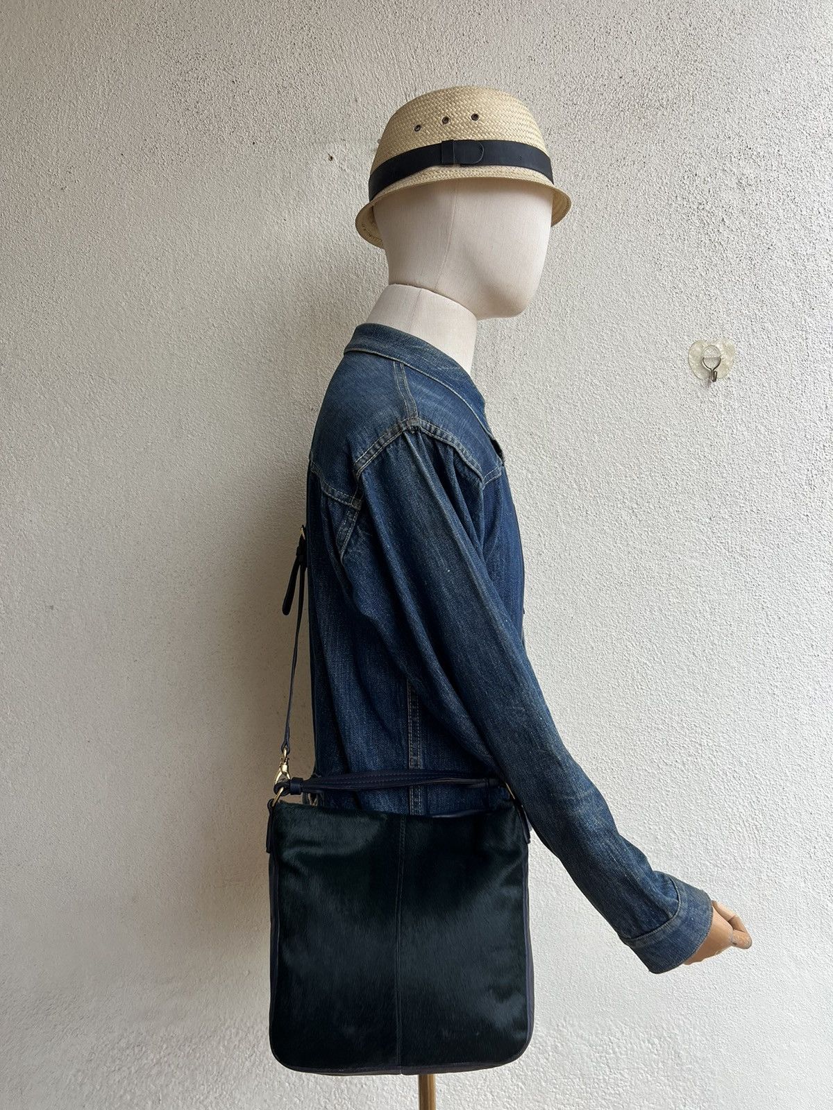 Leather Paul Smith Patina Leather Fur 2 Way Bag Size ONE SIZE - 2 Thumbnail