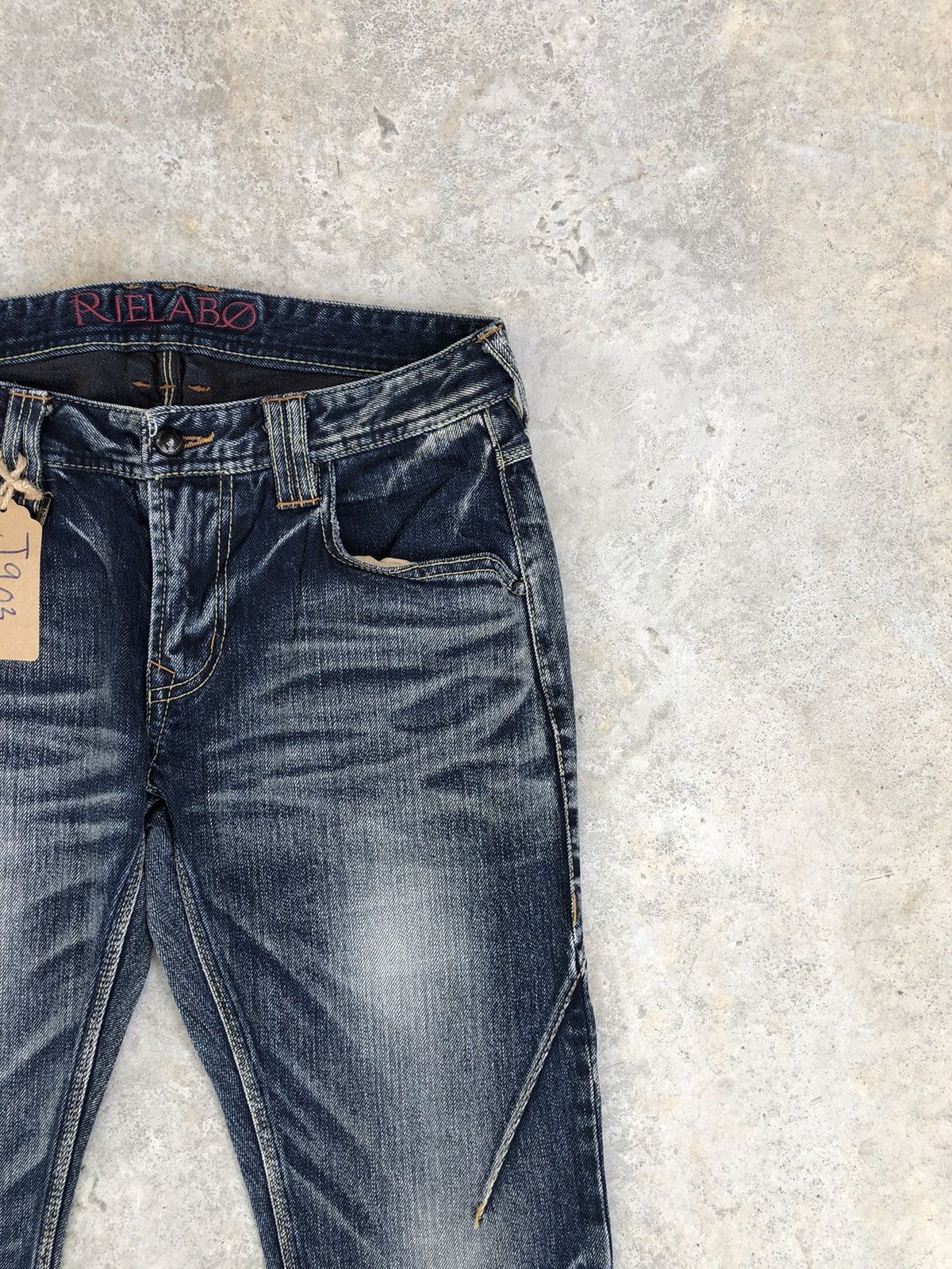 If Six Was Nine Japanese Rielabo Flared Jeans Distressed Jeans Size US 32 / EU 48 - 5 Thumbnail