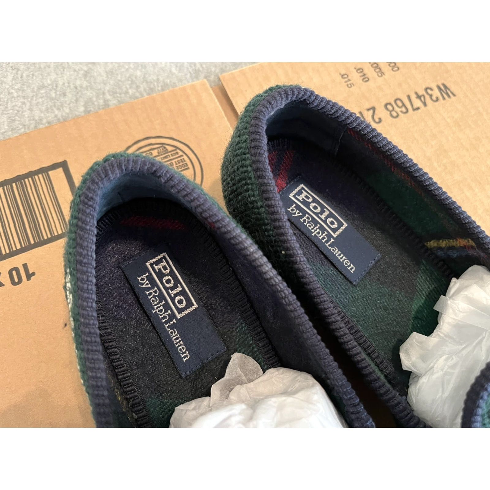 Polo Ralph Lauren Ralph Lauren Polo Paxton Bar Dress Shoes Needlepoint Slippers Green Mens 7.5 Oxford 7.5D Size US M / EU 48-50 / 2 - 3 Thumbnail