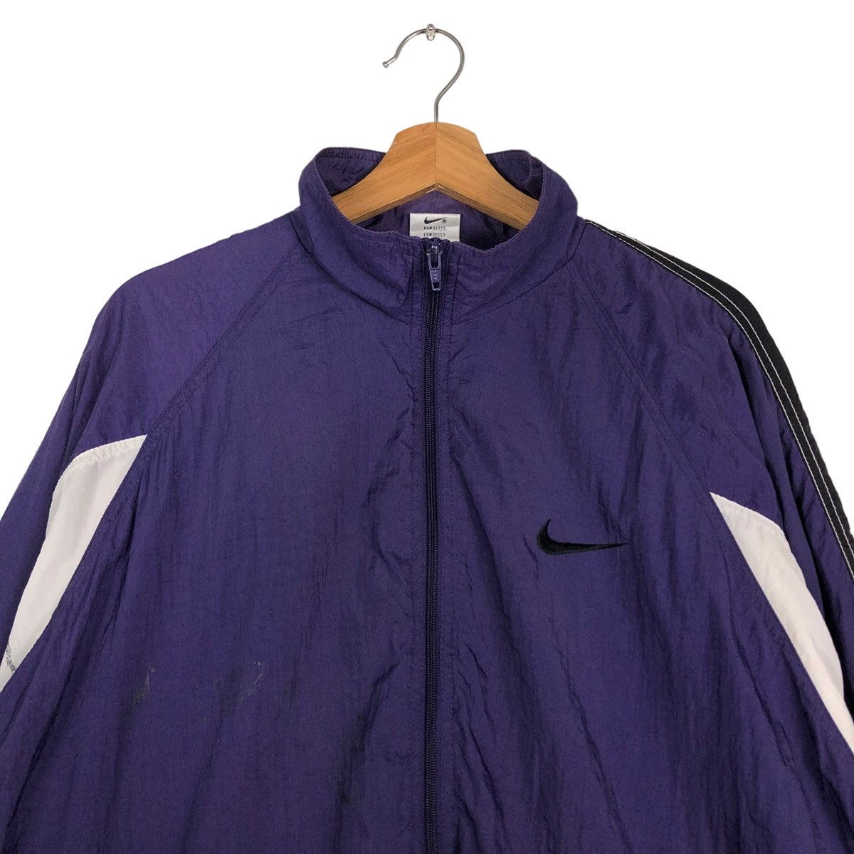 Nike 🔥VINTAGE NIKE COLOUR BLOCK LIGHT JACKET RUNNING Size US L / EU 52-54 / 3 - 3 Thumbnail