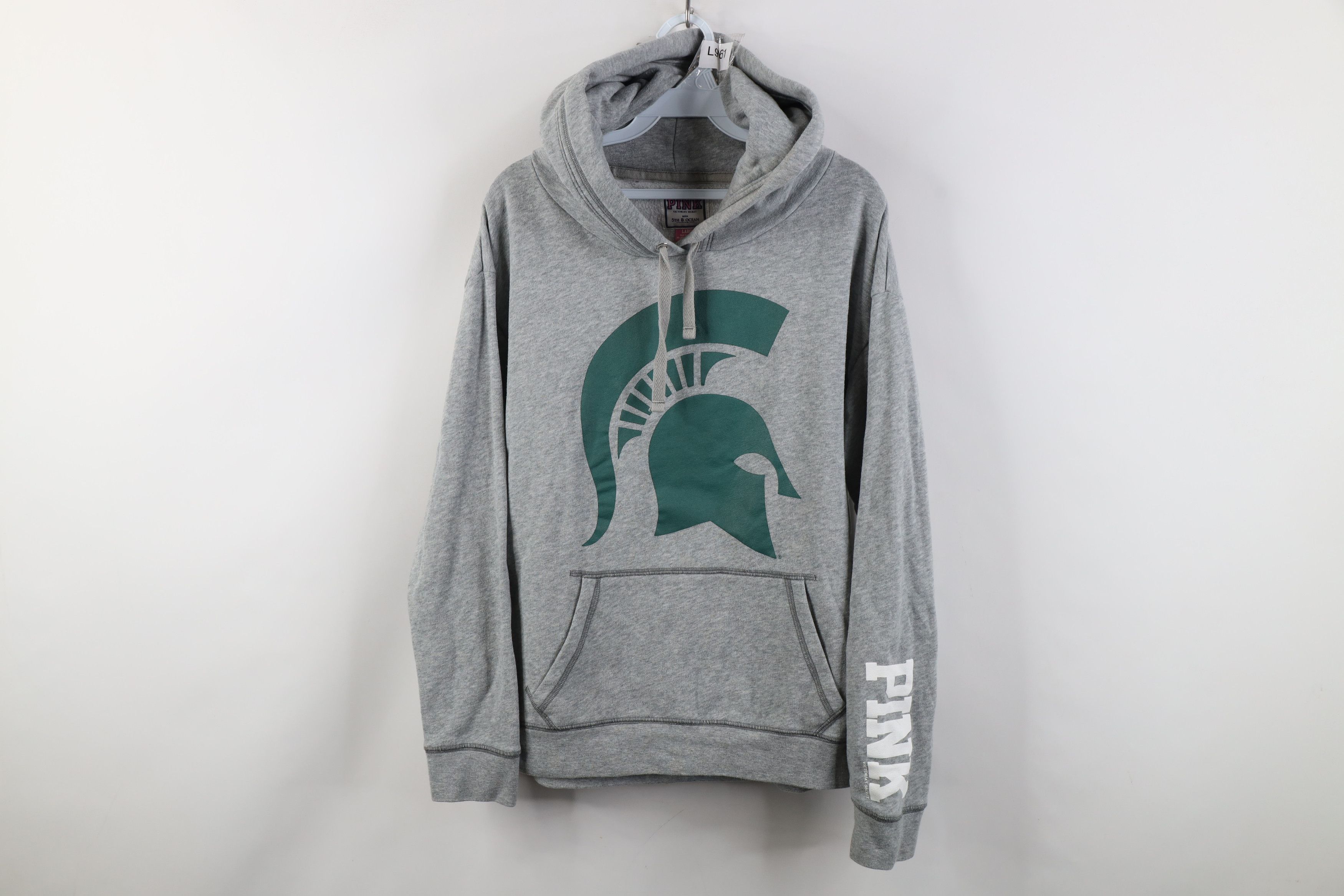 Victoria's Secret Y2K Victorias Secret Pink Michigan State University Hoodie Size L / US 10 / IT 46 - 1 Thumbnail