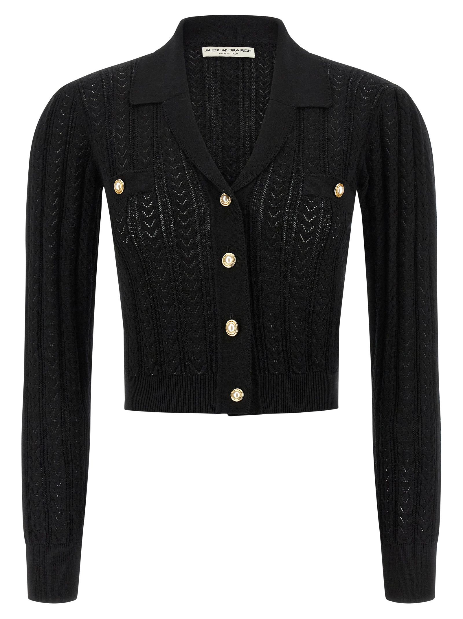 Alessandra Rich Knit cardigan Size S / US 4 / IT 40 - 1 Thumbnail