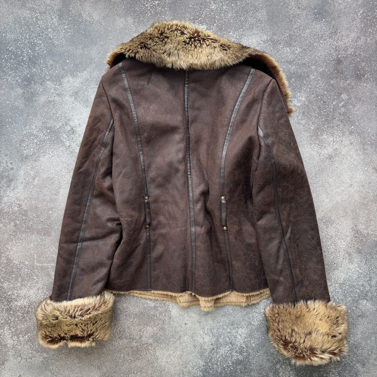 Hysteric Glamour Orsay Y2K Boho Vintage Faux Fur Sheepskin Style Coat Jacket Size M / US 6-8 / IT 42-44 - 9 Thumbnail