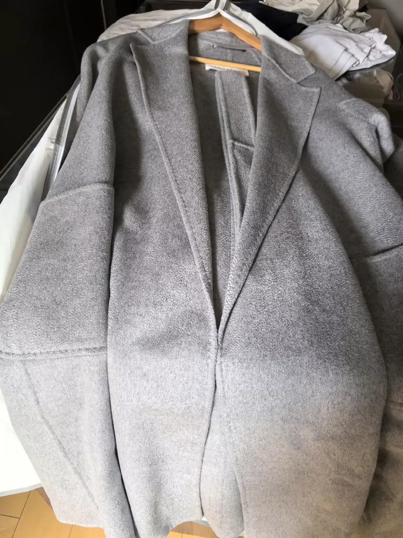 Max Mara Max Mara Long grey cashmere coat Size S / US 4 / IT 40 - 2 Thumbnail