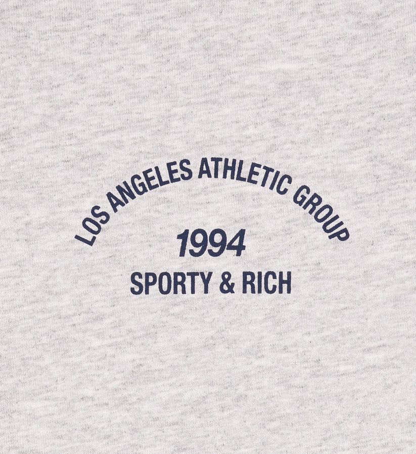 Sporty & Rich o1mle0525 LA Athletic Group Zipped Cropped Hoodie Size XL / US 12-14 / IT 48-50 - 2 Thumbnail