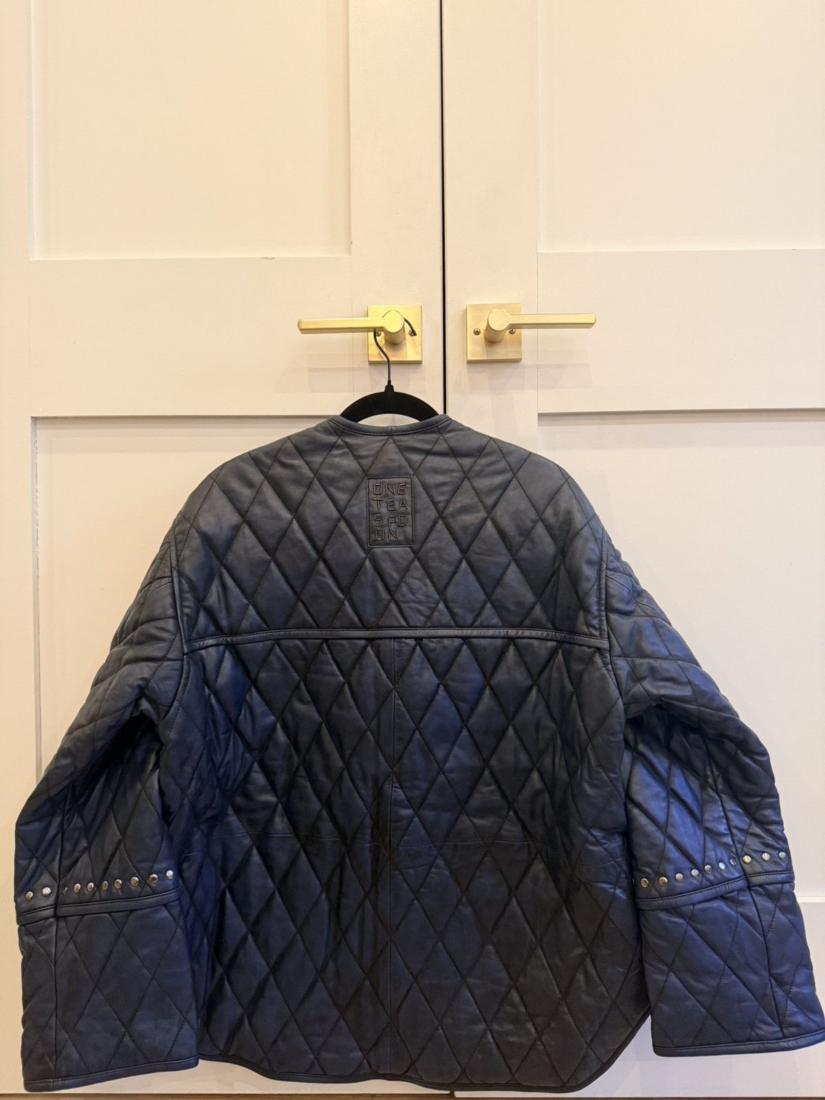 One Teaspoon One Teaspoon Eagle Eye Quilted Leather Jacket Size S / US 4 / IT 40 - 3 Thumbnail