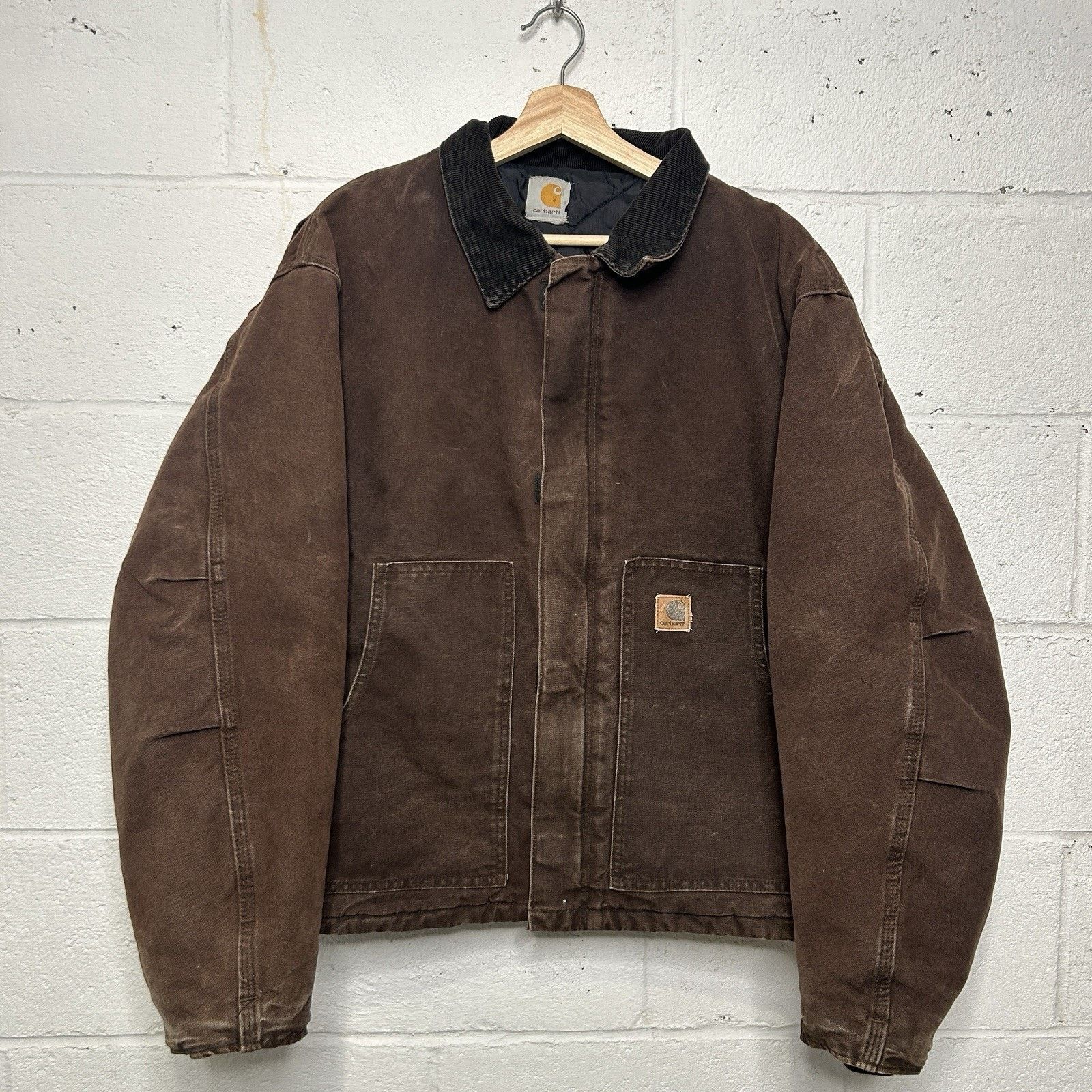 Carhartt Vintage Carhartt Quilted Traditional Jacket “Dark Brown” J22 Size US XL / EU 56 / 4 - 1 Thumbnail