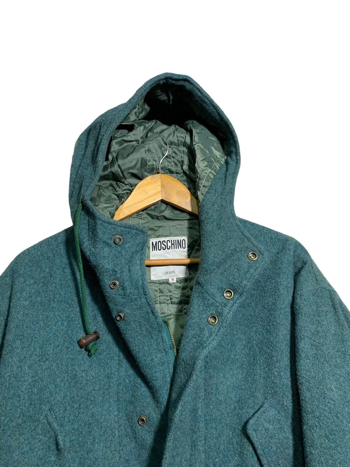 Moschino 🔥MOSCHINO JEANS DRAWSTRING JACKETS HOODIE Size US M / EU 48-50 / 2 - 4 Thumbnail